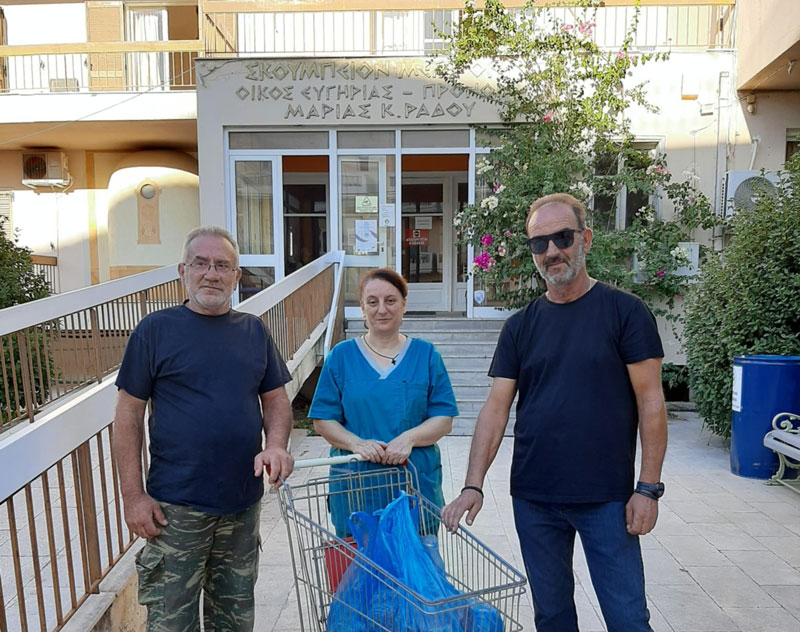 Κ.Σ. Ναυπλίου : Προσφορά κρέατος αγριόχοιρου σε γηροκομείο